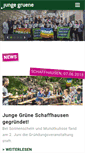 Mobile Screenshot of jungegruene.ch